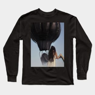 Air Baloon Woman Geek Designer Dune Stika Artistic Anime Style Long Sleeve T-Shirt